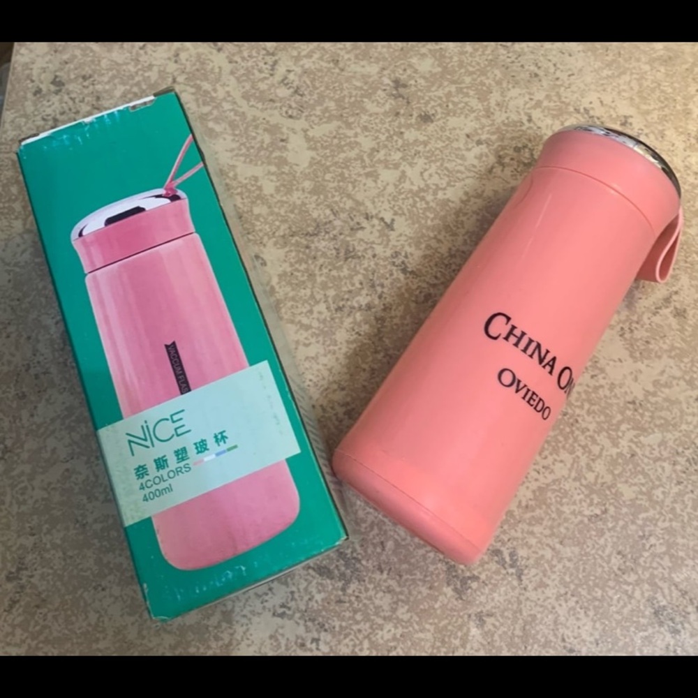 New! “Nice Brand” Pink Color Water bottle or Tumbler. 400ml